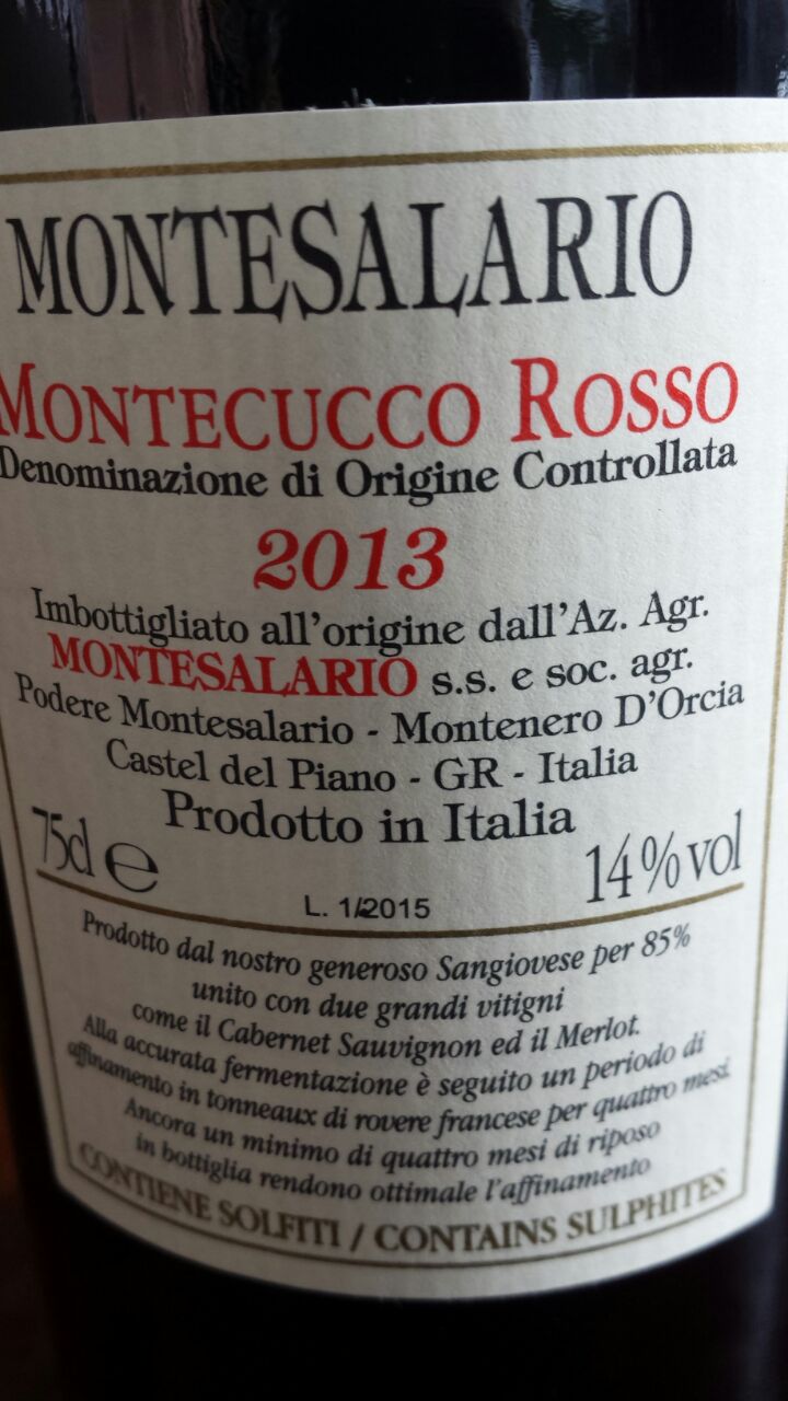 etichetta montecuccio rosso di montesalario