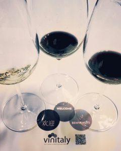 3 calici di vino - degustazione al Vinitaly 2018