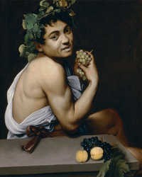 young, sick bacchus